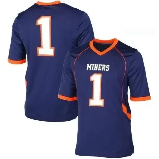 Men's UTEP Miners Style Customizable Football Jersey Jersey , NCAA jerseys -