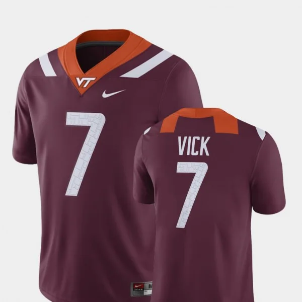 Men's Virginia Tech Hokies Custom Maroon Alumni Football Game Player Jersey -
