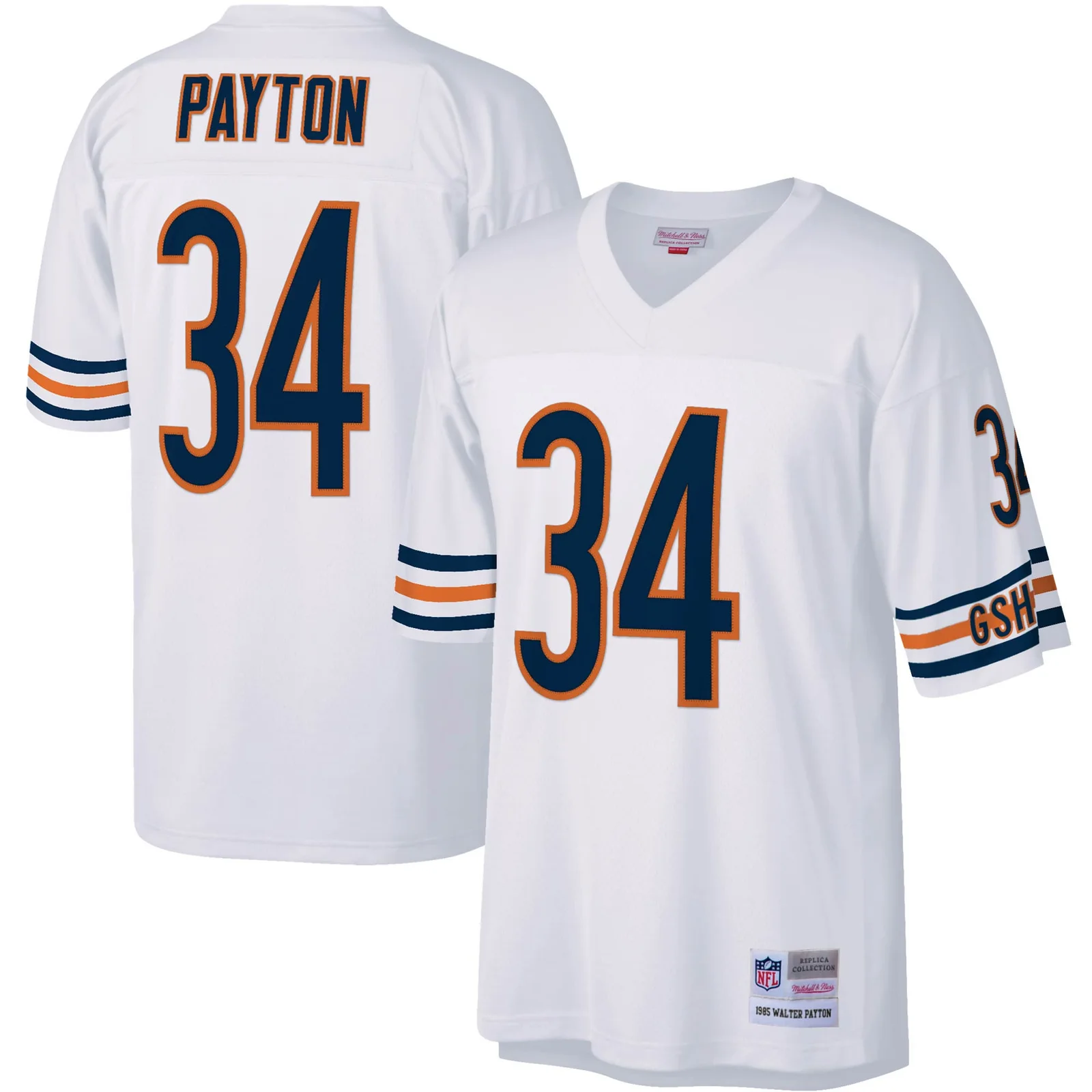 Men's Walter Payton Chicago Bears Mitchell &amp; Ness Legacy  Jersey - White