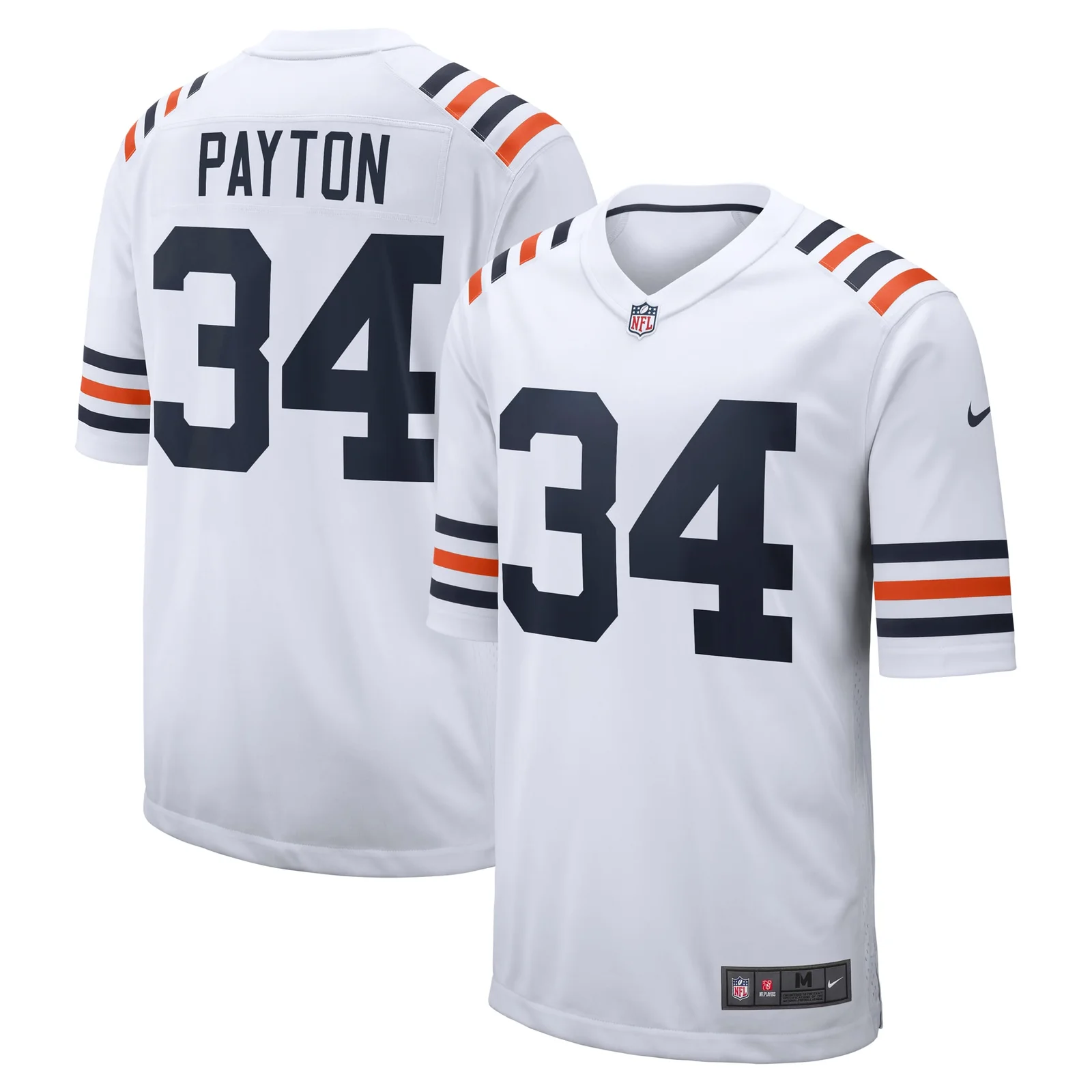 Men's Walter Payton Chicago Bears Retired Player Game Jersey - White -