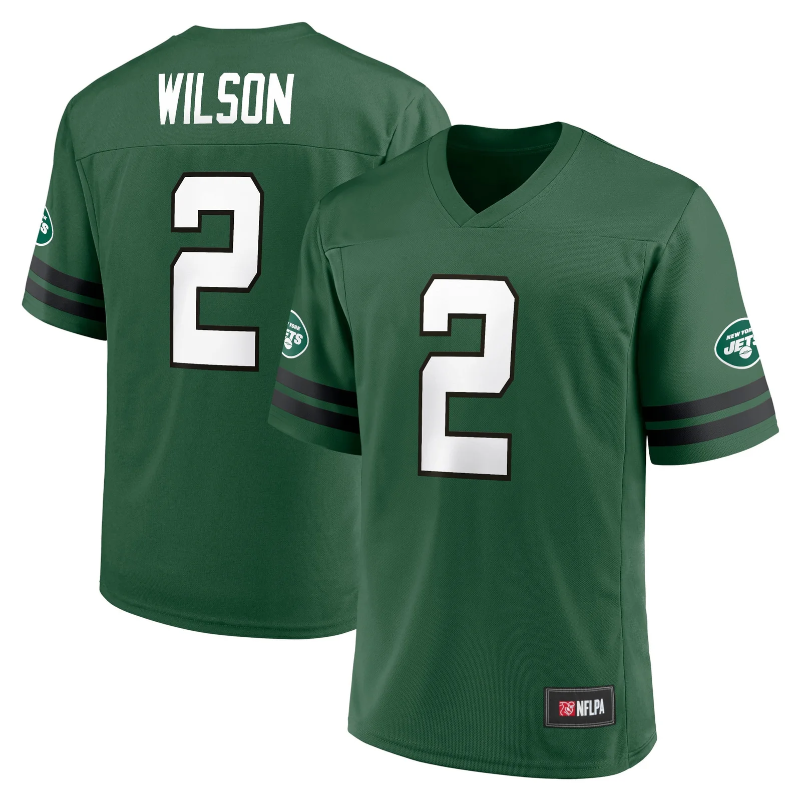 Men's Zach Wilson Green New York Jets  Player Jersey