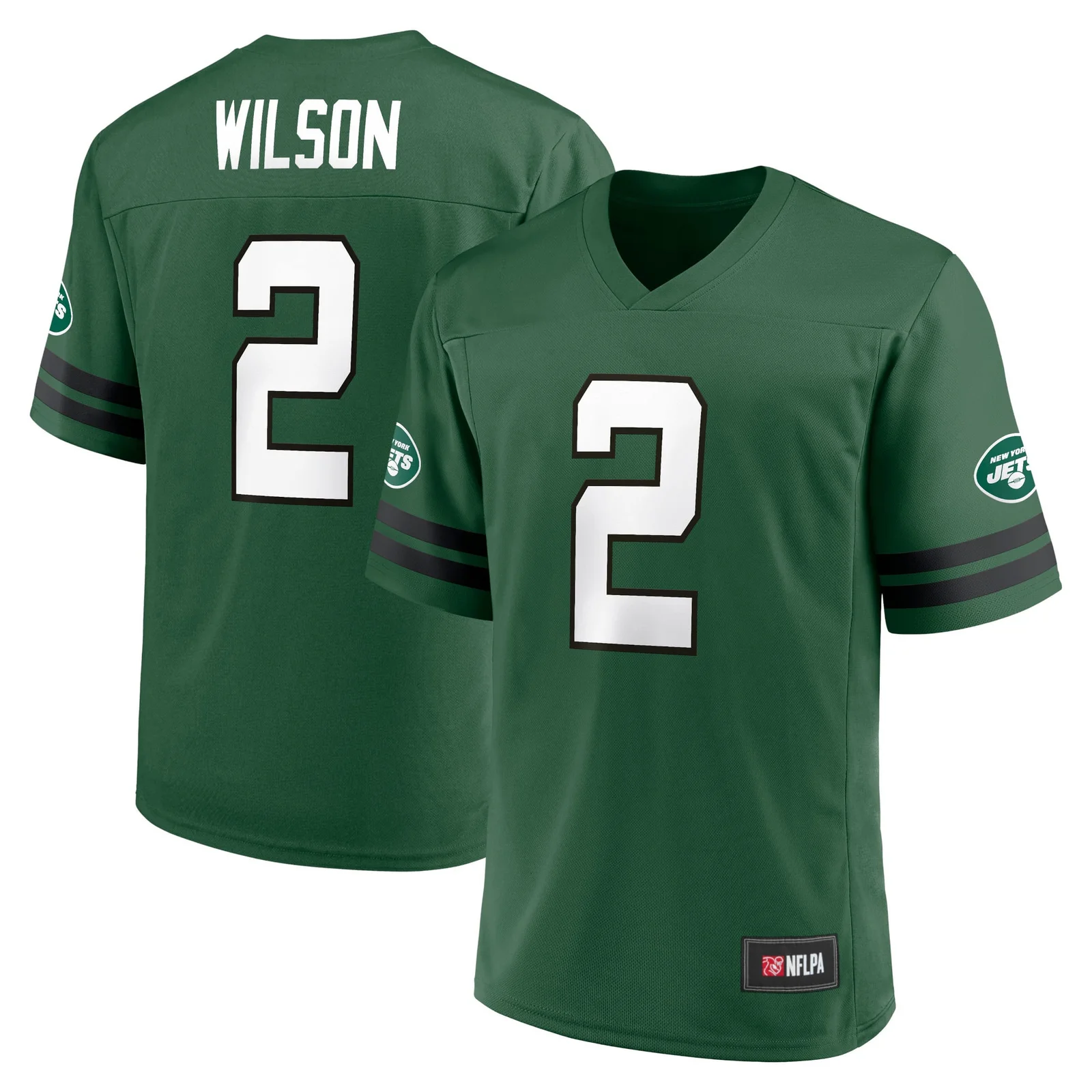 Men's Zach Wilson Green New York Jets  Player Jersey