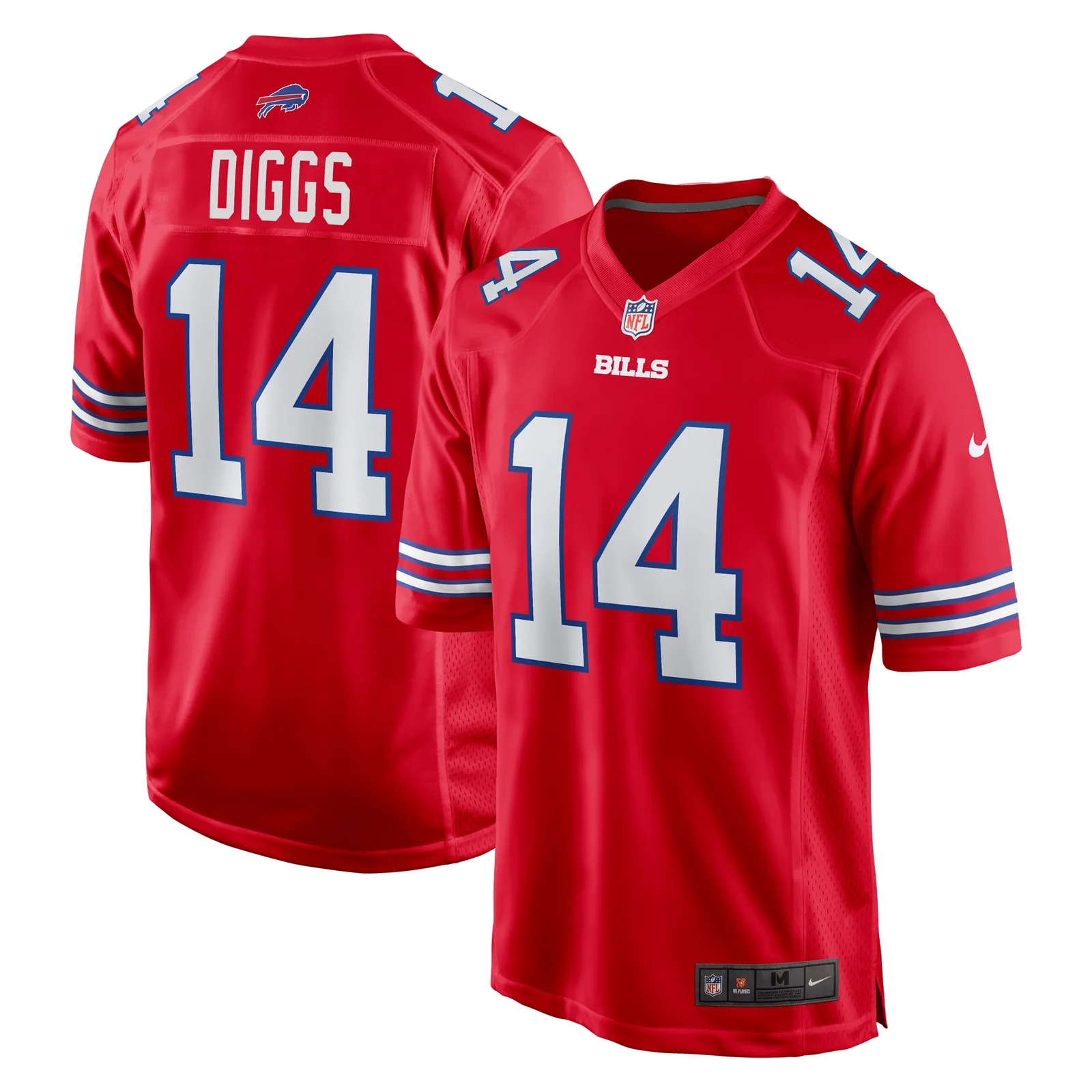 Men'sStefon Diggs Buffalo Bills Alternate Game Jersey - Red -