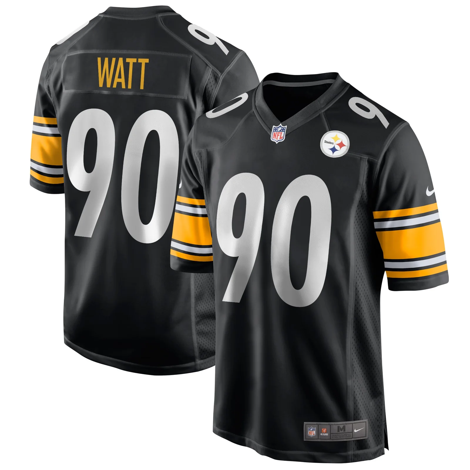 Men'sT.J. Watt Pittsburgh Steelers Game Jersey - Black -