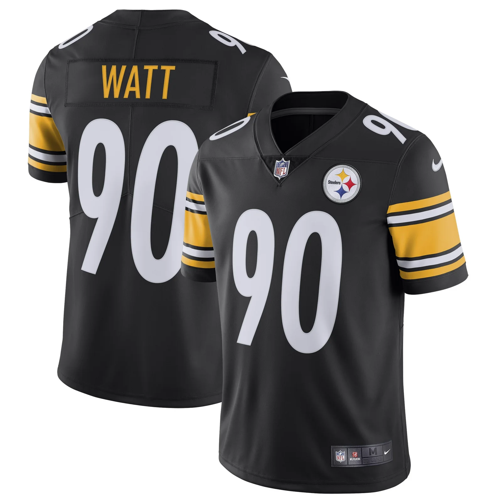 Men'sT.J. Watt Pittsburgh Steelers Vapor Untouchable Limited Jersey - Black -