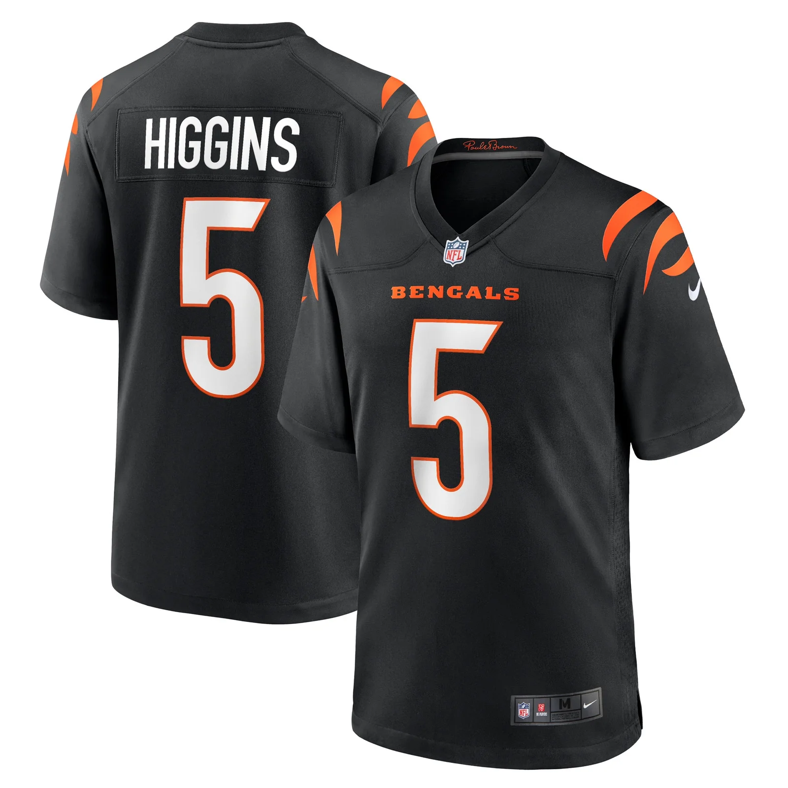 Men'sTee Higgins Cincinnati Bengals Game Player Jersey - Black -