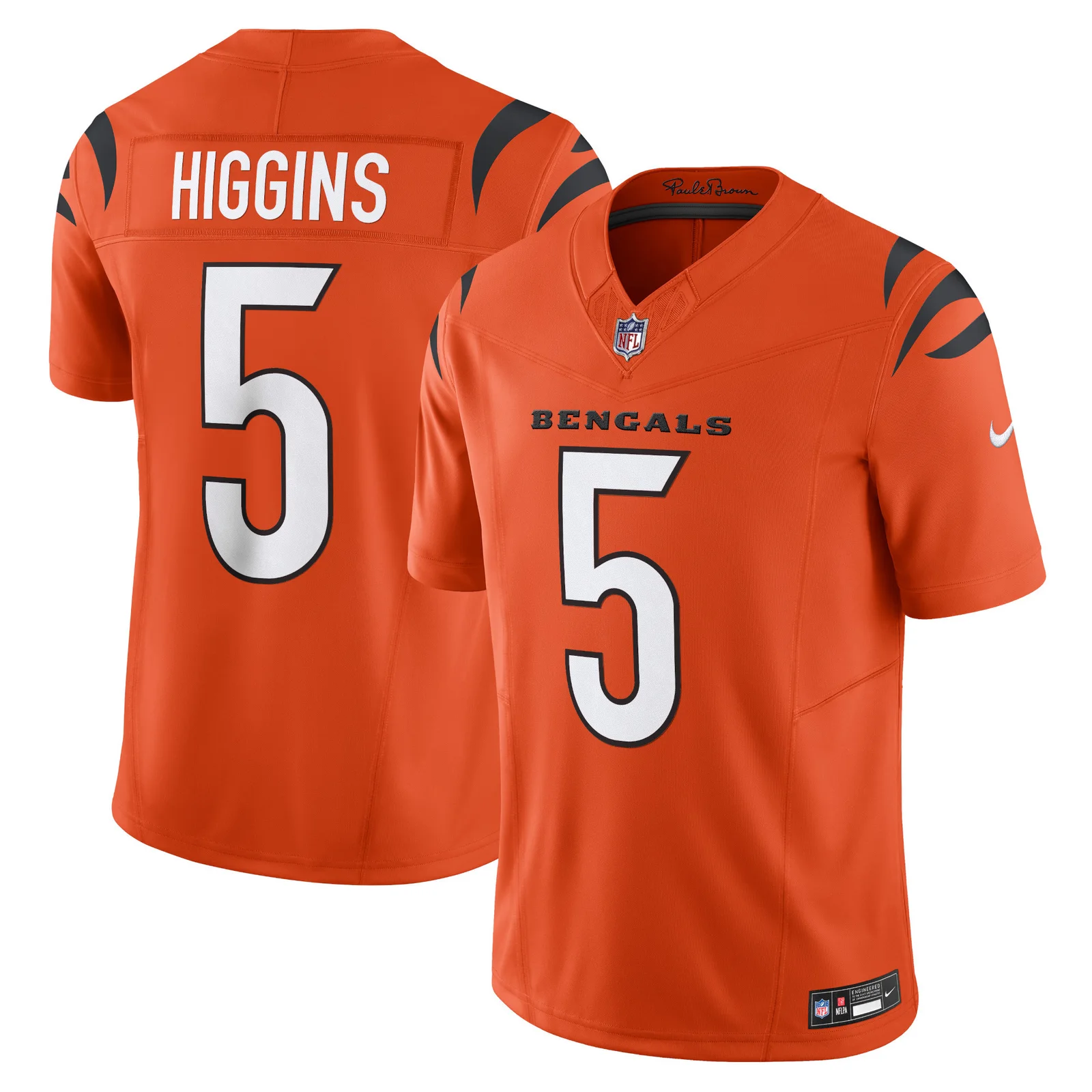 Men'sTee Higgins Cincinnati Bengals Vapor F.U.S.E. Limited Jersey - Orange -