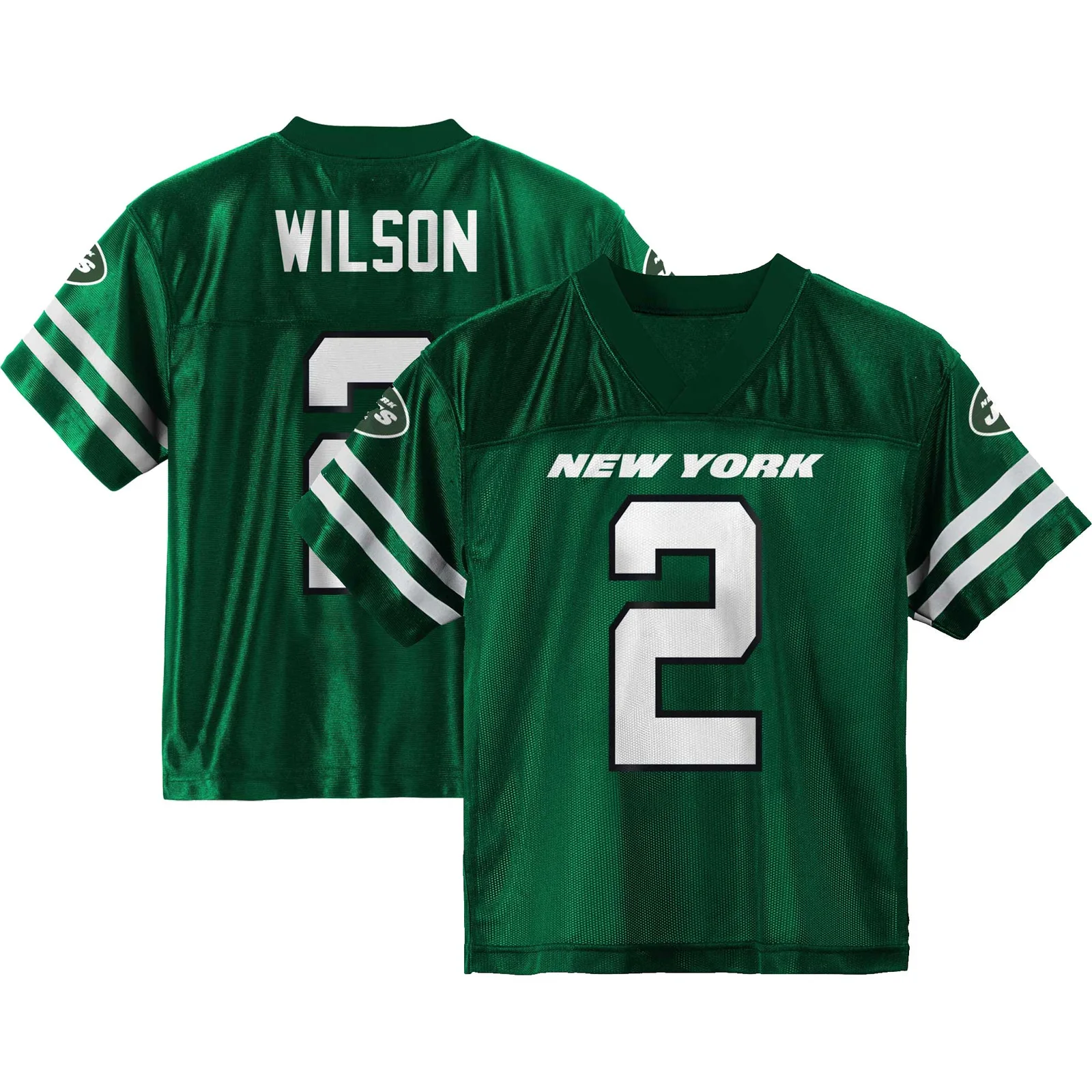 Men'sToddler Zach Wilson Green New York Jets Team Player Jersey -