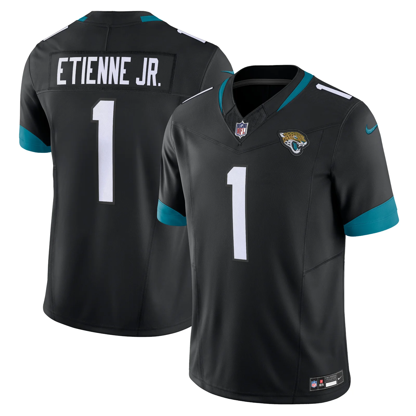 Men'sTravis Etienne Jacksonville Jaguars Alternate Vapor F.U.S.E. Limited Jersey - Black -