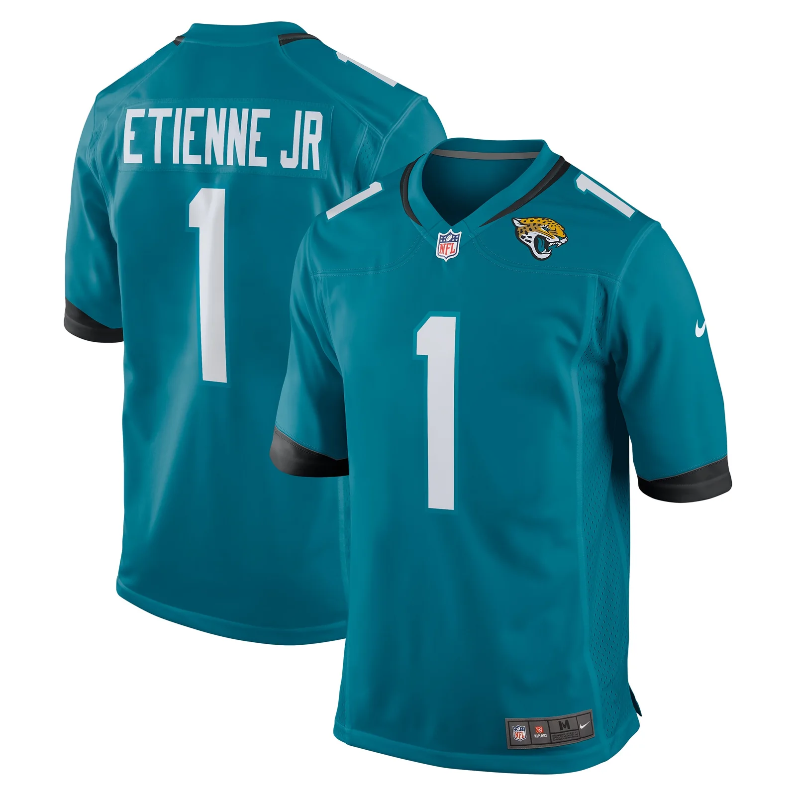 Men'sTravis Etienne Jacksonville Jaguars Game Jersey - Teal -