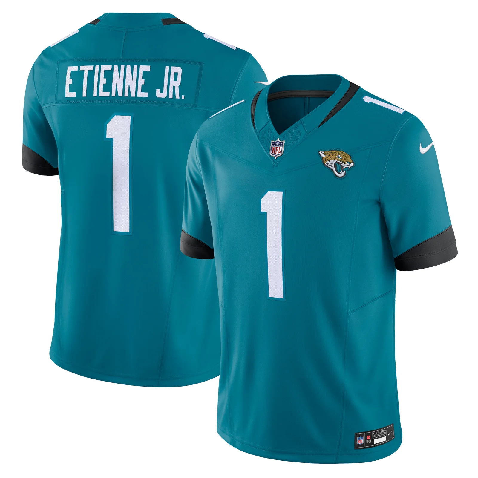 Men'sTravis Etienne Jacksonville Jaguars Vapor F.U.S.E. Limited Jersey - Teal -