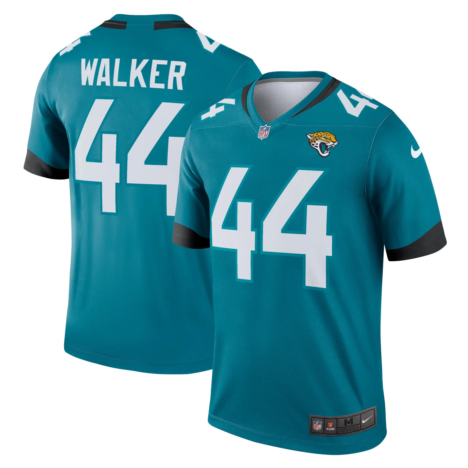 Men'sTravon Walker Jacksonville Jaguars Legend Jersey - Teal -
