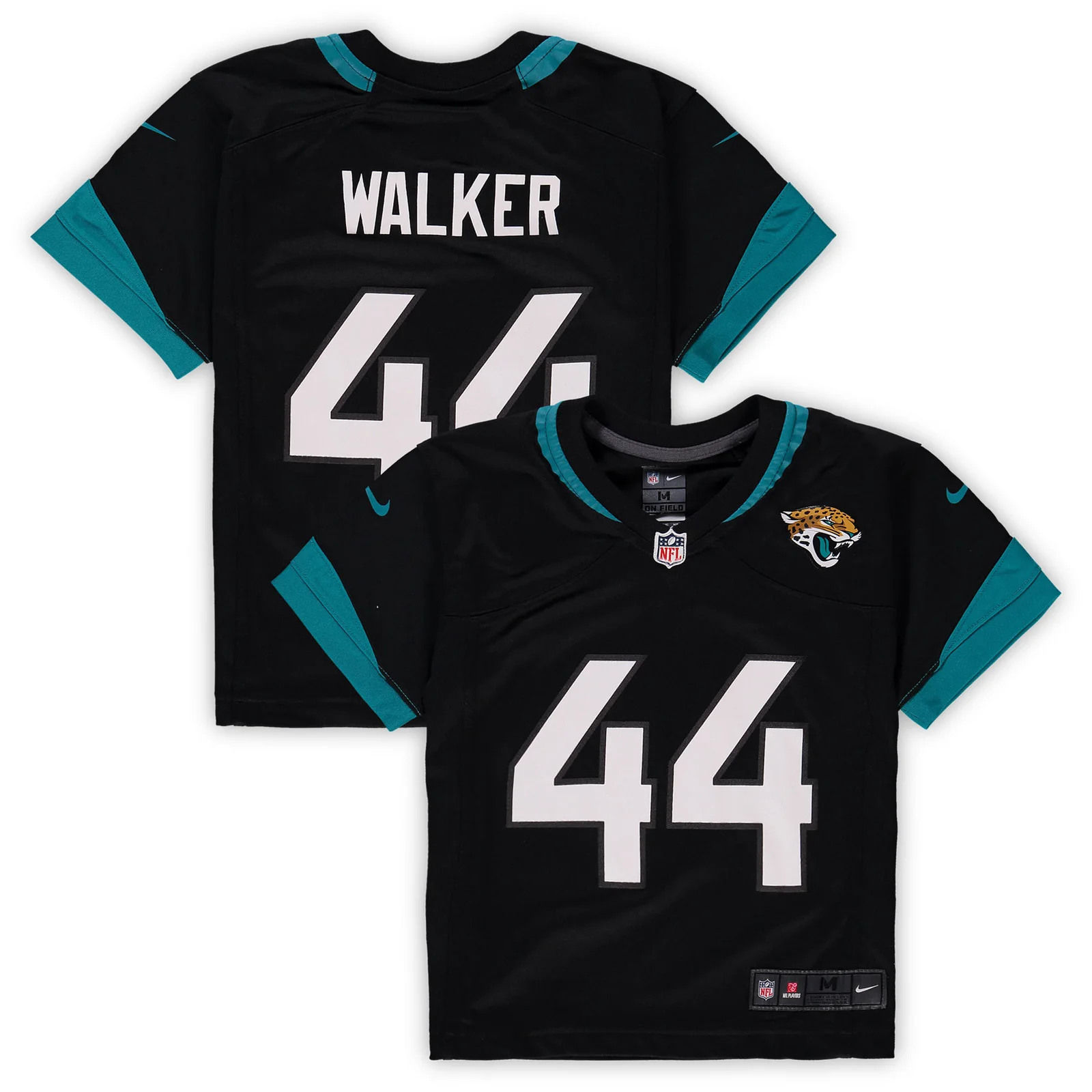 Men'sTravon Walker Jacksonville Jaguars Preschool Game Jersey - Black -