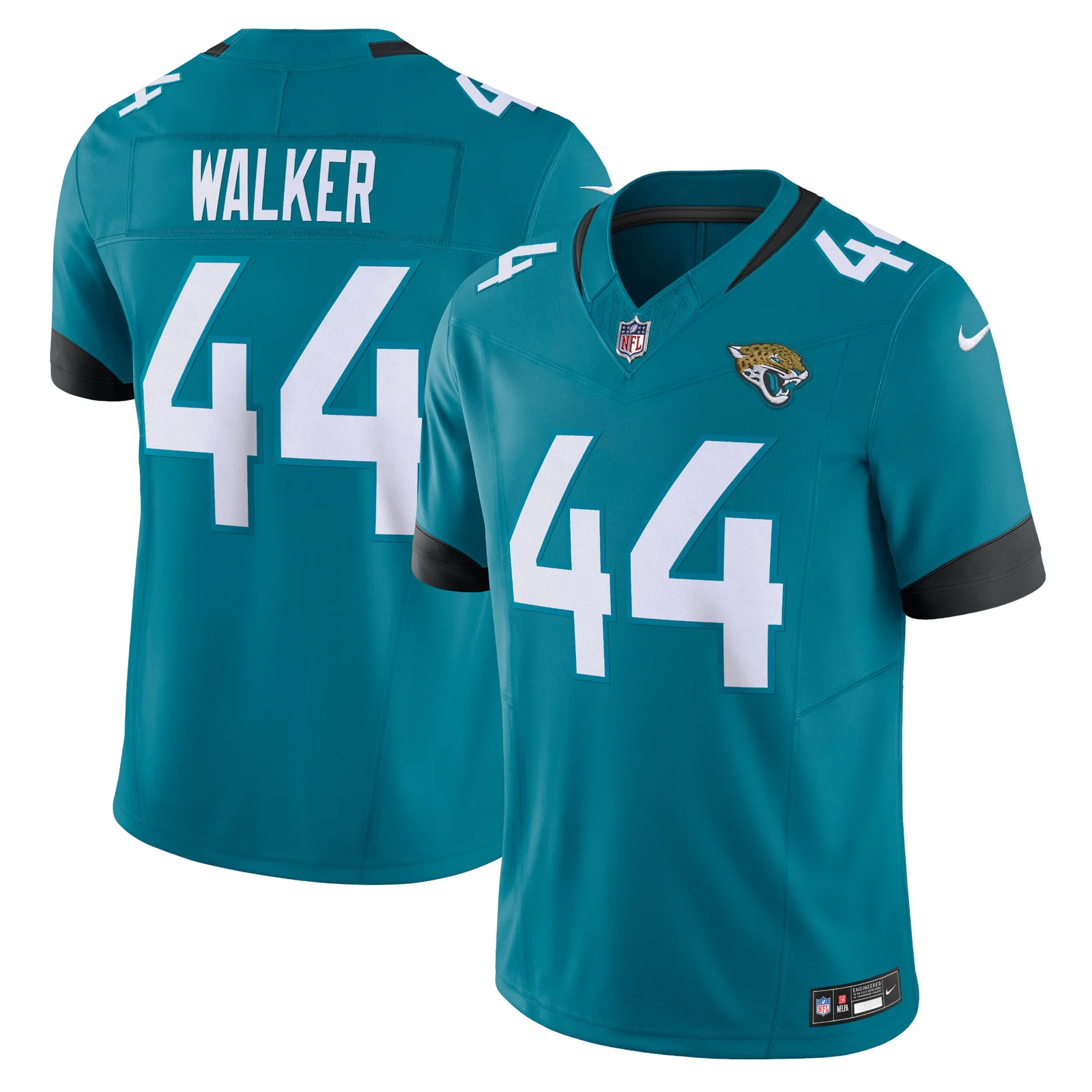 Men'sTravon Walker Jacksonville Jaguars Vapor F.U.S.E. Limited Jersey - Teal -
