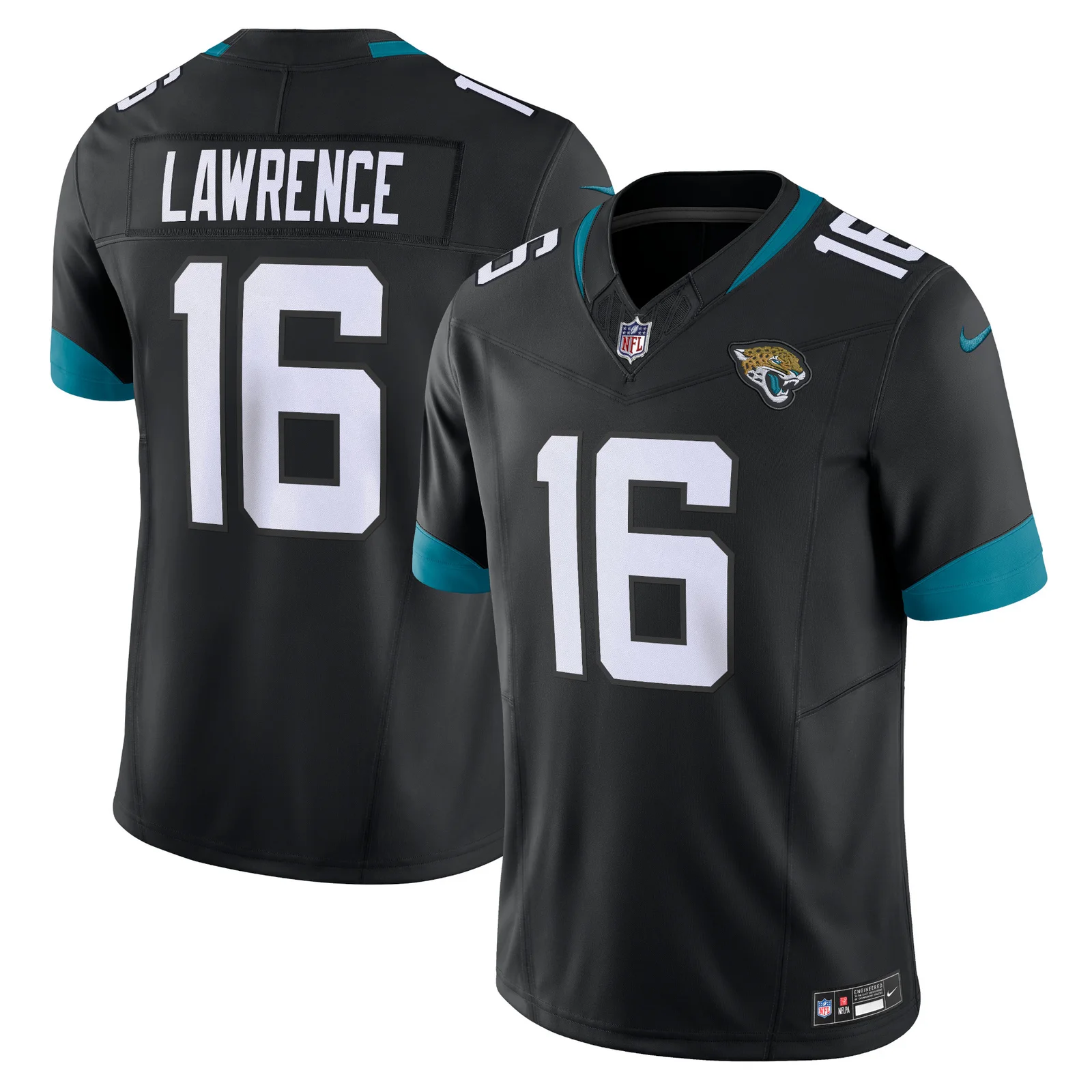 Men'sTrevor Lawrence Jacksonville Jaguars Alternate Vapor F.U.S.E. Limited Jersey - Black -