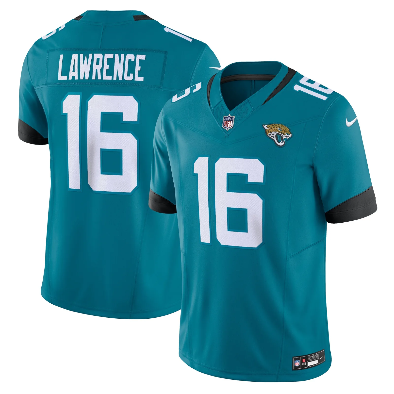 Men'sTrevor Lawrence Jacksonville Jaguars Vapor F.U.S.E. Limited Jersey - Teal -