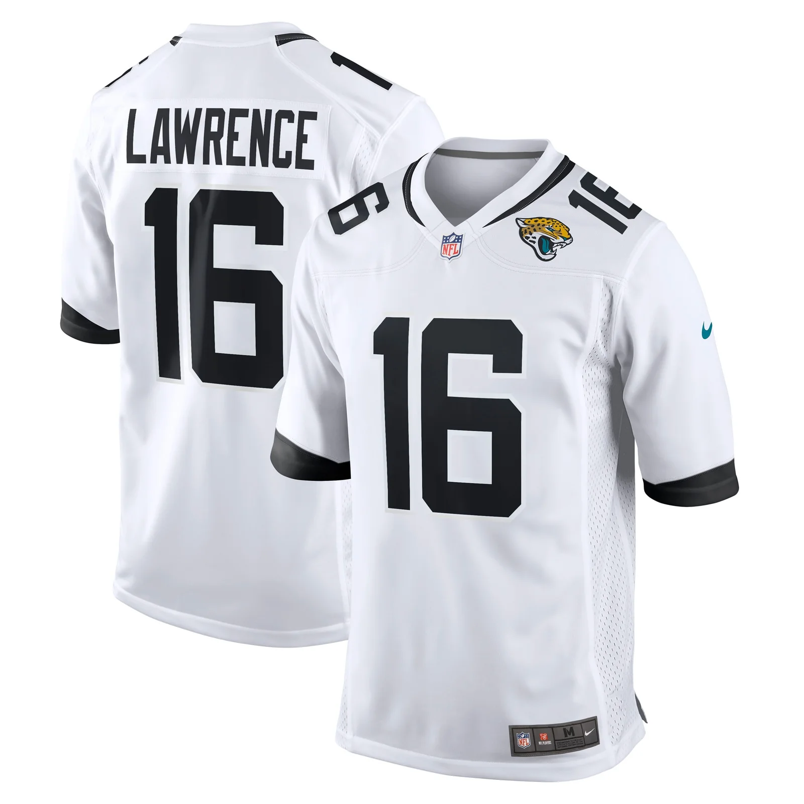 Men'sTrevor Lawrence Jacksonville Jaguars White Game Jersey - White -