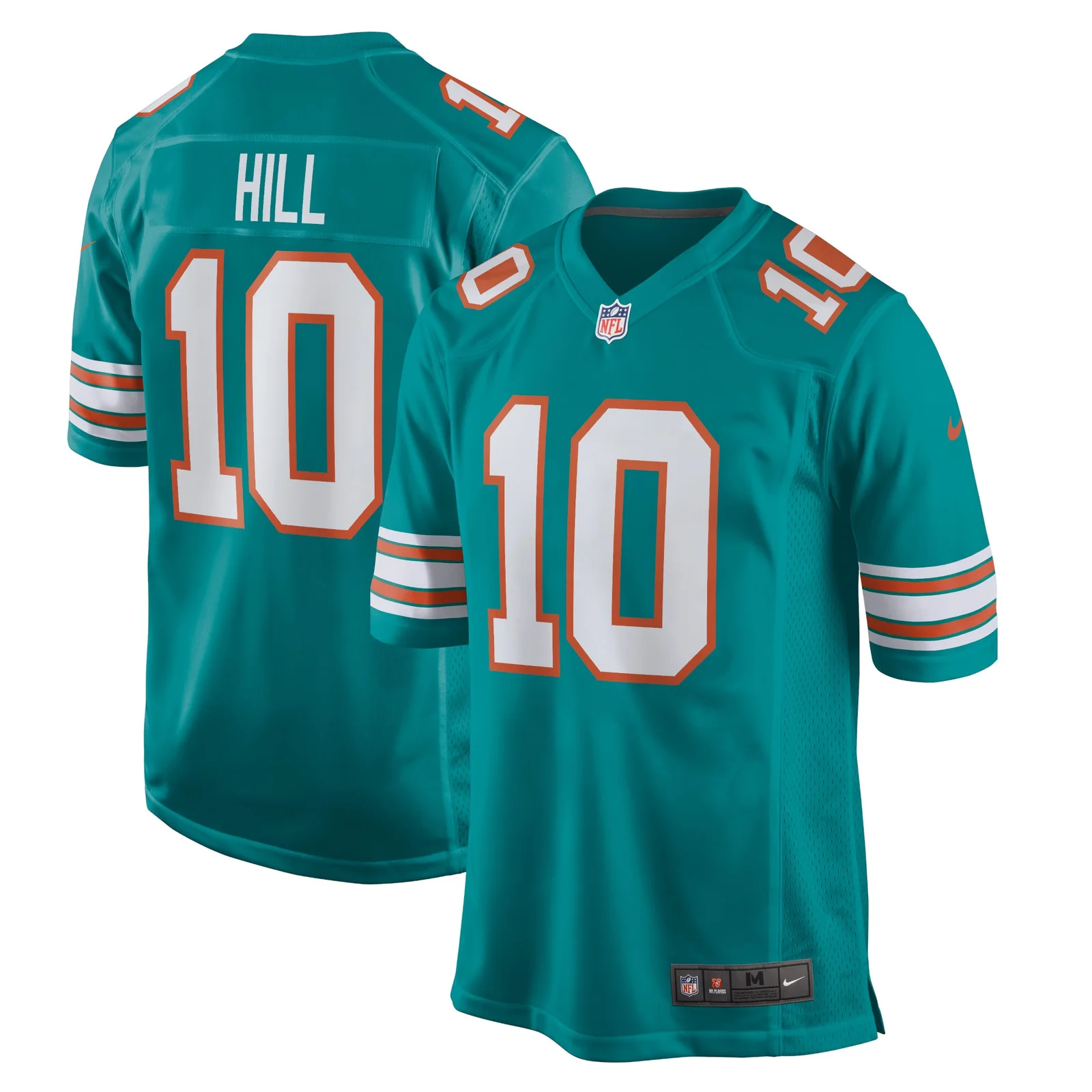 Men'sTyreek Hill Miami Dolphins Alternate Game Jersey - Aqua -