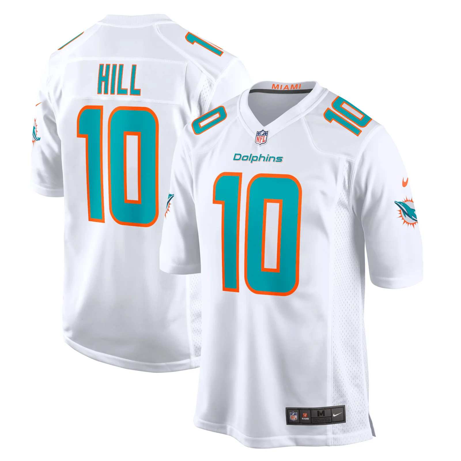 Men'sTyreek Hill Miami Dolphins Game Jersey - White -