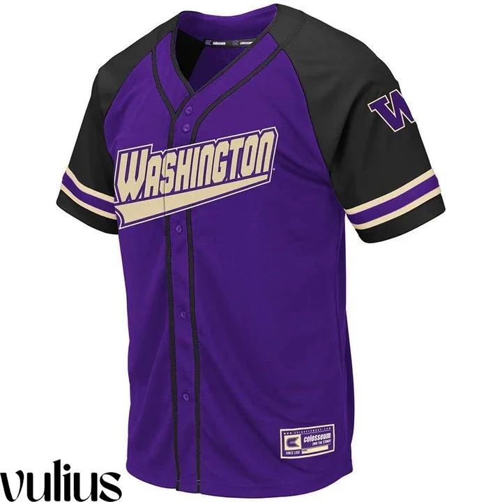 Washington Huskies Custom Jersey, Purple Men's, Custom Game Jersey Stitched -