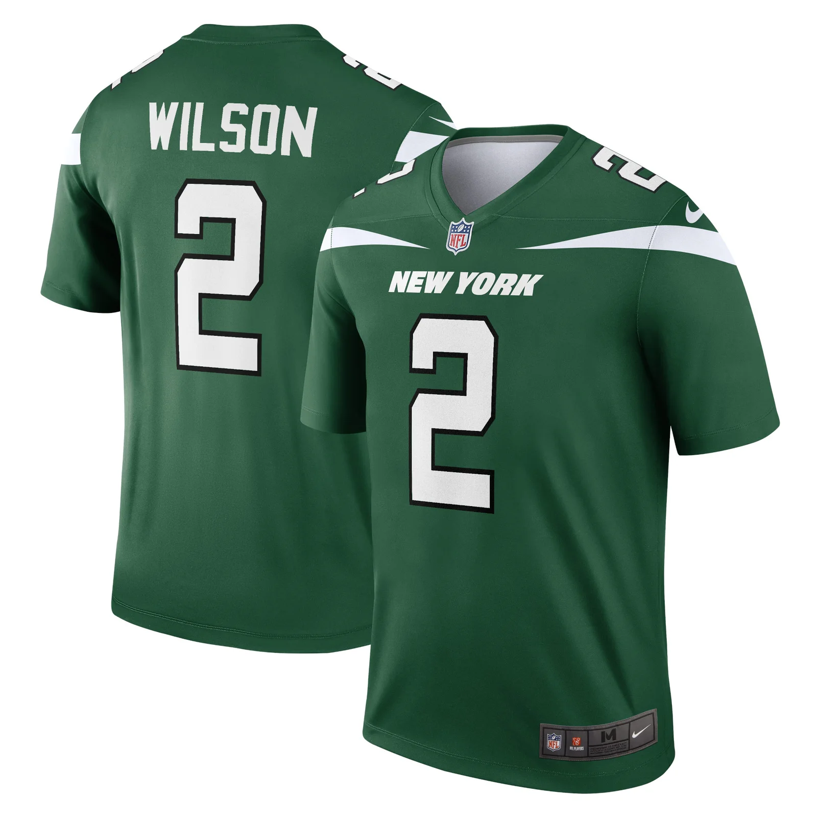 Men'sZach Wilson New York Jets Legend Jersey - Gotham Green -