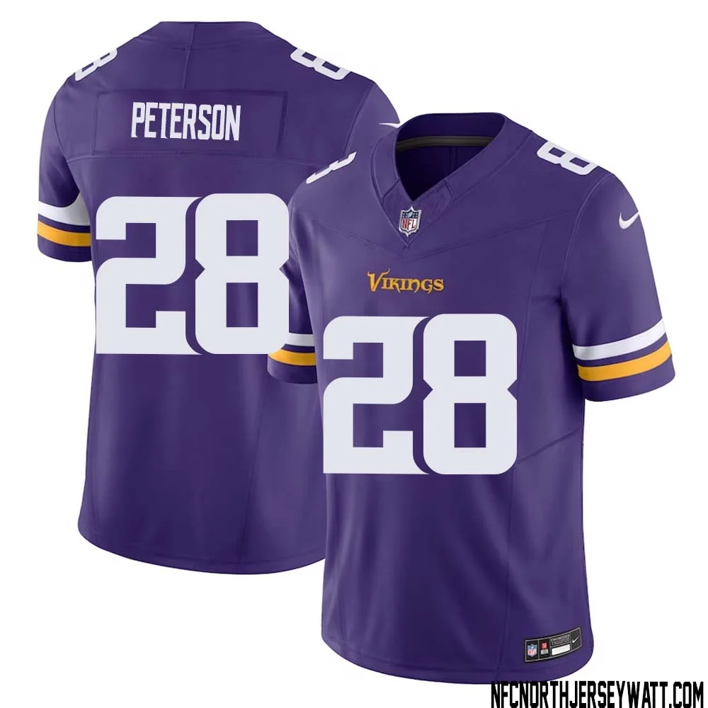 Adrian Peterson No 28 Men Purple Minnesota Vikings Vapor F.U.S.E. Limited Jersey