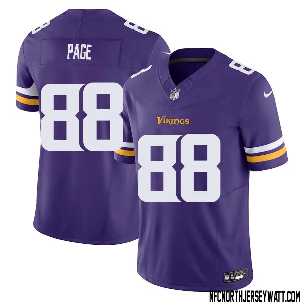 Alan Page No 88 Men Purple Minnesota Vikings Vapor F.U.S.E. Limited Jersey