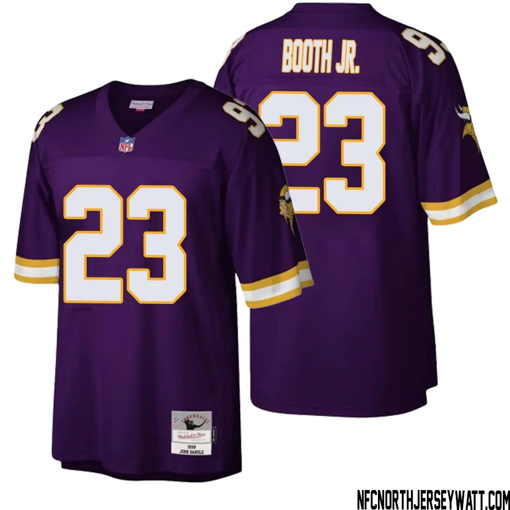 Andrew Booth Jr. No 23 Men Mitchell Ness Purple Minnesota Vikings Legacy Replica Jersey