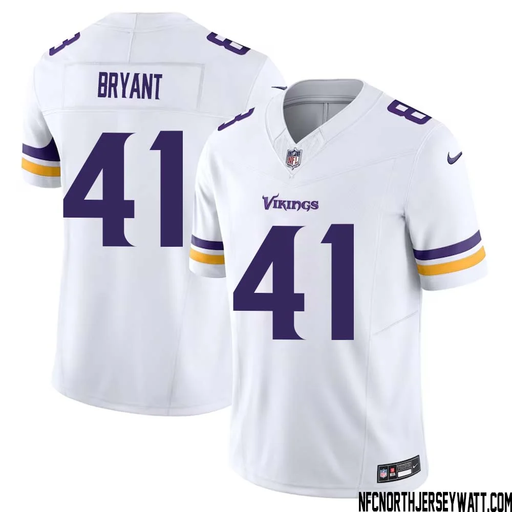 Austin Bryant No 41 Men White Minnesota Vikings Vapor F.U.S.E. Limited Jersey
