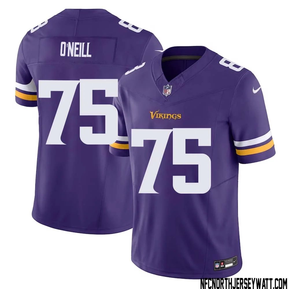 Brian ONeill No 75 Men Purple Minnesota Vikings Vapor F.U.S.E. Limited Jersey