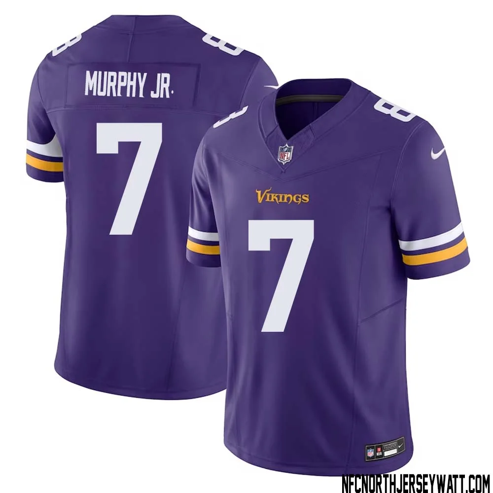 Byron Murphy Jr. No 7 Men Purple Minnesota Vikings Vapor F.U.S.E. Limited Jersey