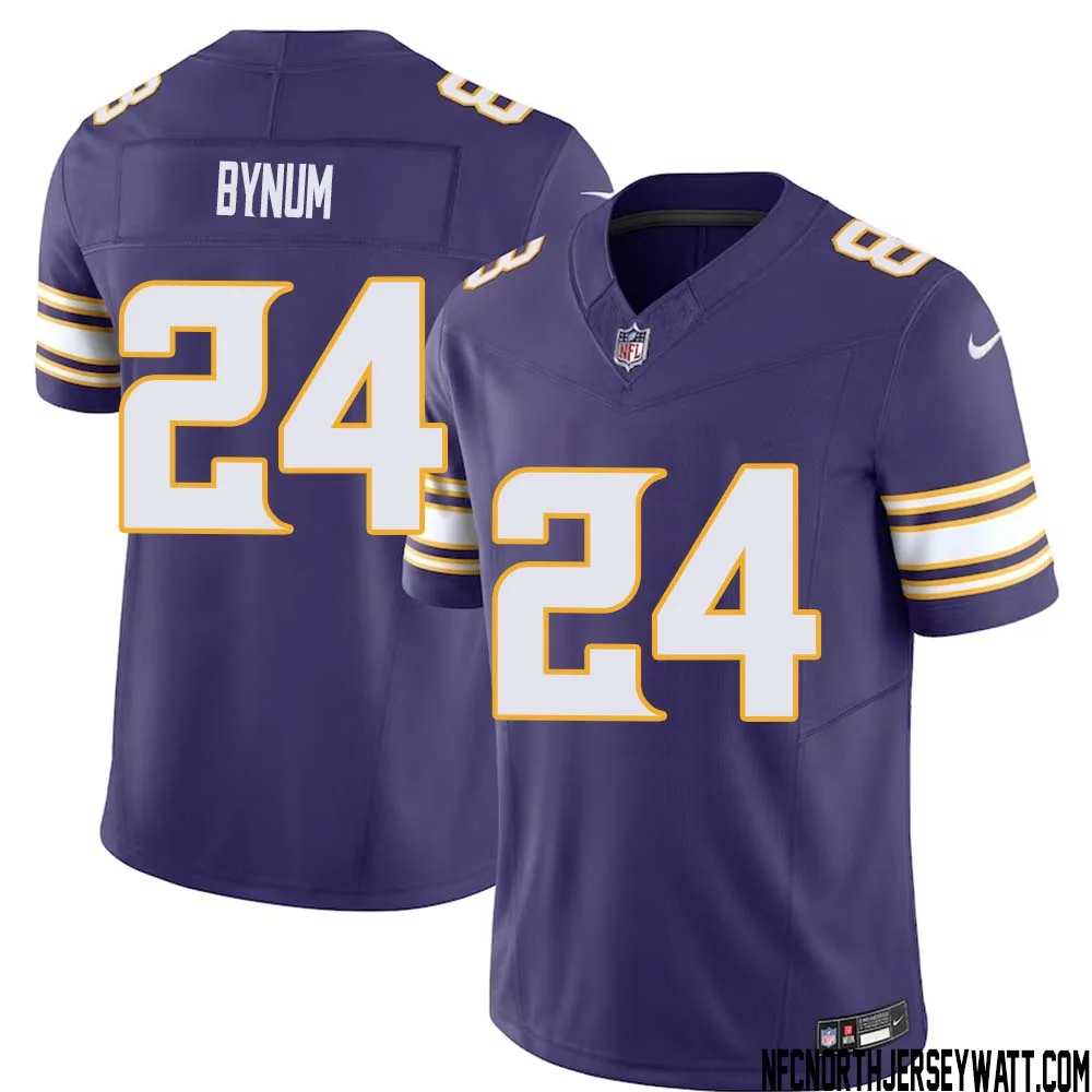 Camryn Bynum No 24 Mens Purple Minnesota Vikings Vapor F.U.S.E. Limited Jersey