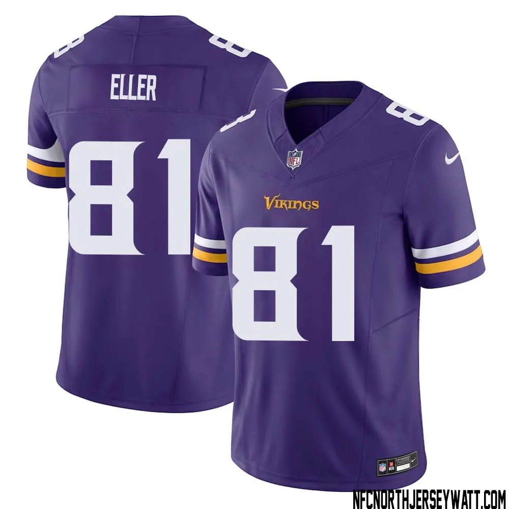 Carl Eller No 81 Men Purple Minnesota Vikings Vapor F.U.S.E. Limited Jersey
