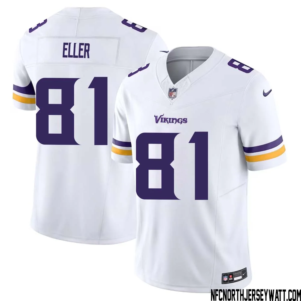 Carl Eller No 81 Men White Minnesota Vikings Vapor F.U.S.E. Limited Jersey 1