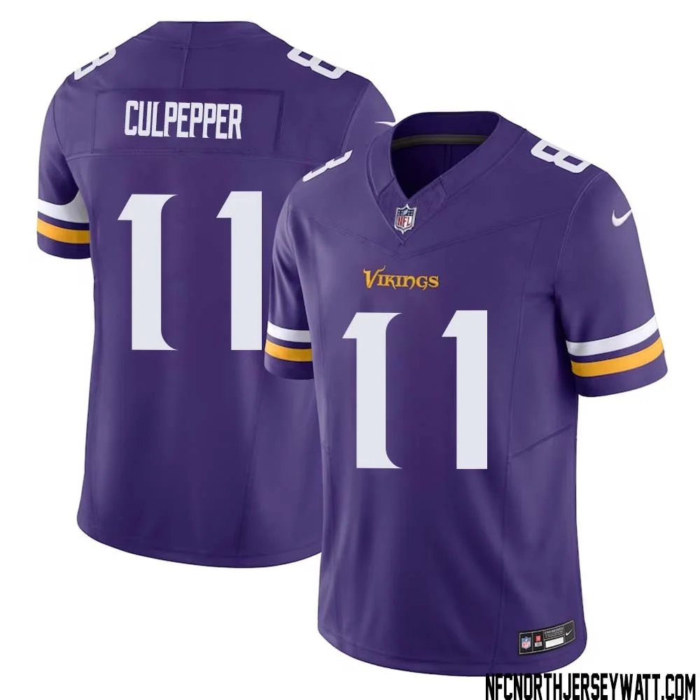 Daunte Culpepper No 11 Men Purple Minnesota Vikings Vapor F.U.S.E. Limited Jersey