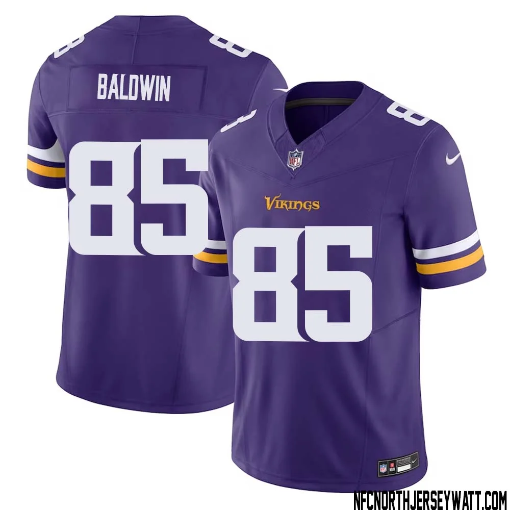 Daylen Baldwin No 85 Men Purple Minnesota Vikings Vapor F.U.S.E. Limited Jersey 1