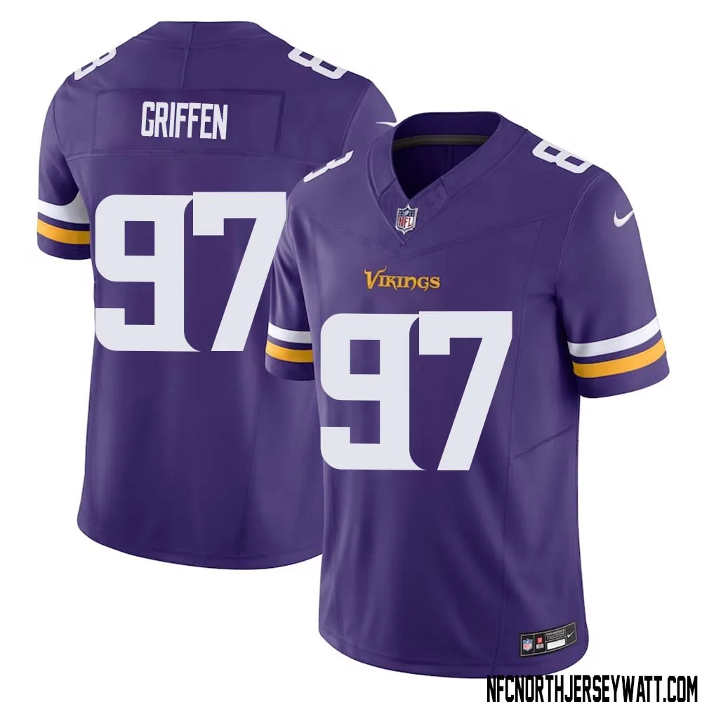 Everson Griffen No 97 Men Purple Minnesota Vikings Vapor F.U.S.E. Limited Jersey