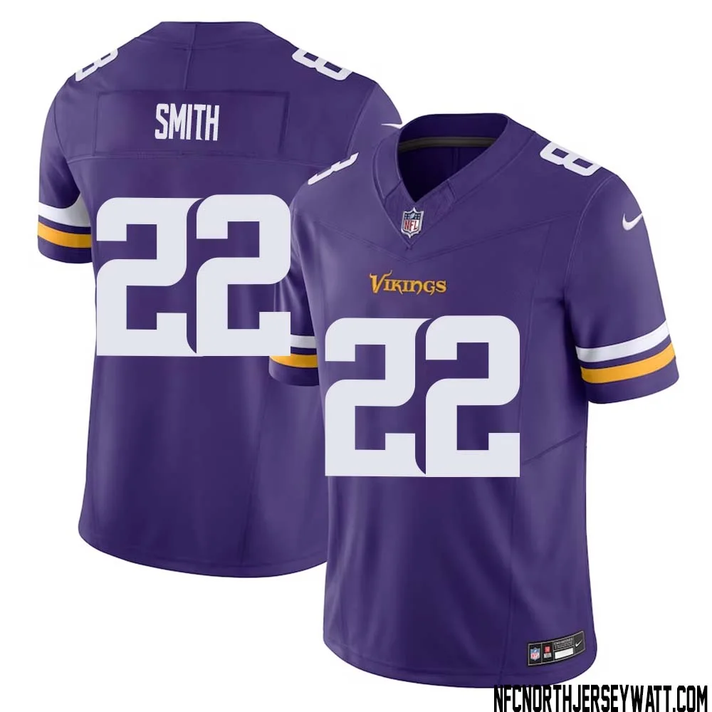 Harrison Smith No 22 Men Purple Minnesota Vikings Vapor F.U.S.E. Limited Jersey