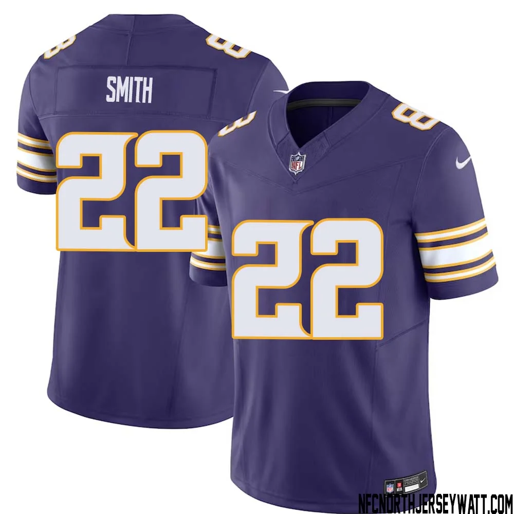 Harrison Smith No 22 Mens Purple Minnesota Vikings Vapor F.U.S.E. Limited Jersey