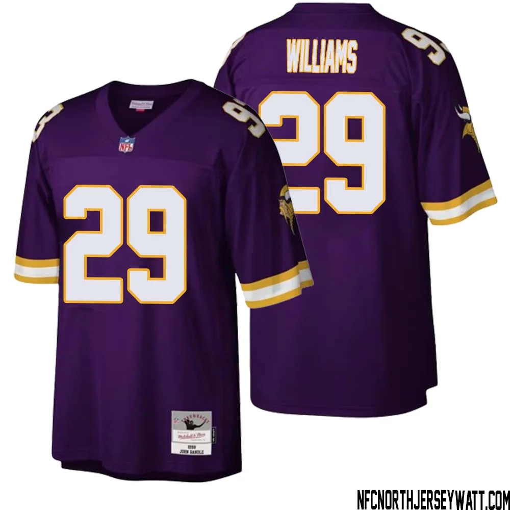 Joejuan Williams No 29 Men Mitchell Ness Purple Minnesota Vikings Legacy Replica Jersey
