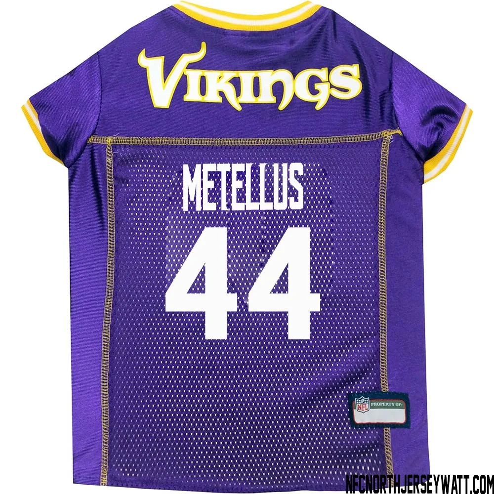 Josh Metellus No 44 Purple Minnesota Vikings Dog Jersey
