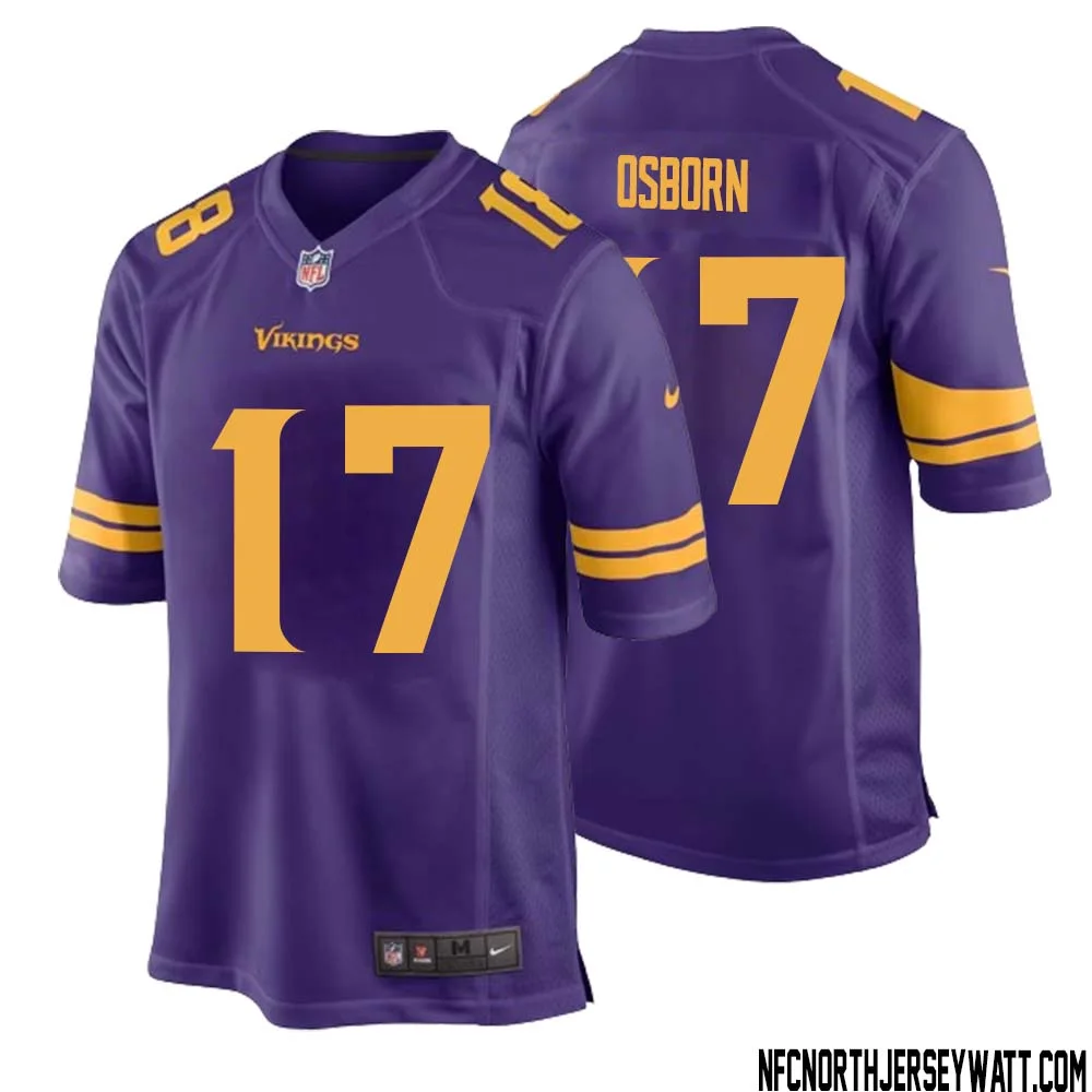 K.J. Osborn No 17 Men Purple Minnesota Vikings Alternate Game Jersey