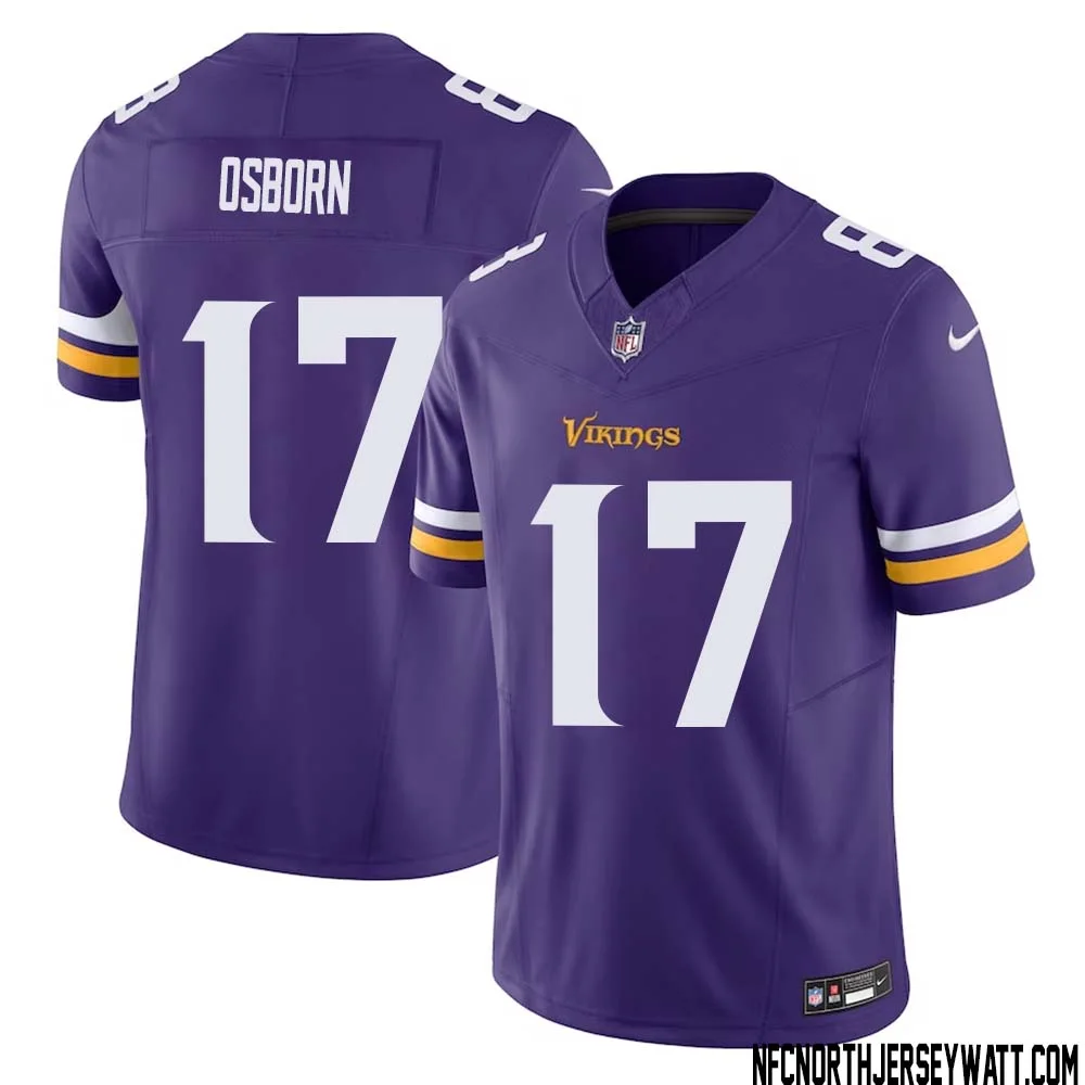 K.J. Osborn No 17 Men Purple Minnesota Vikings Vapor F.U.S.E. Limited Jersey 1