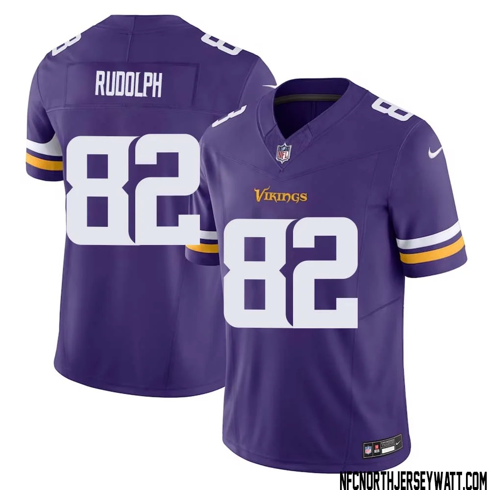 Kyle Rudolph No 82 Men Purple Minnesota Vikings Vapor F.U.S.E. Limited Jersey