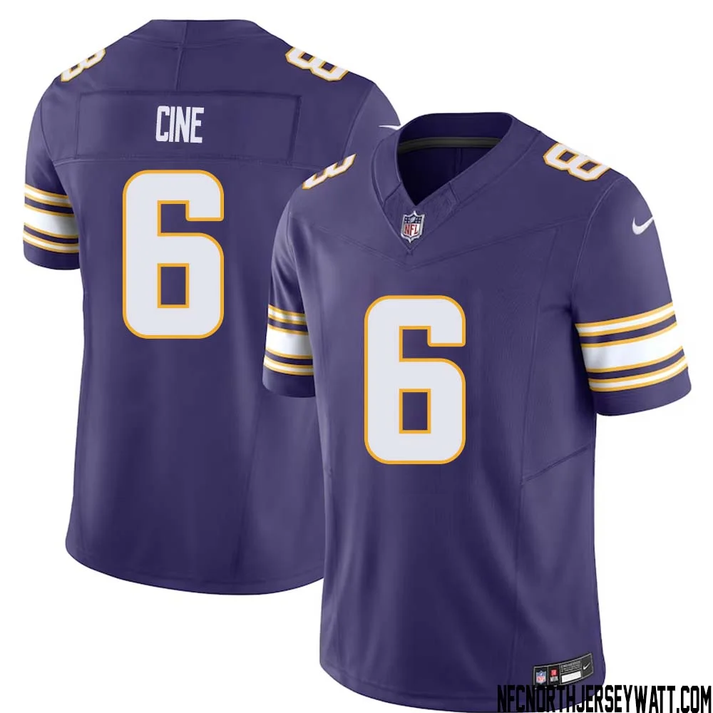 Lewis Cine No 6 Mens Purple Minnesota Vikings Vapor F.U.S.E. Limited Jersey