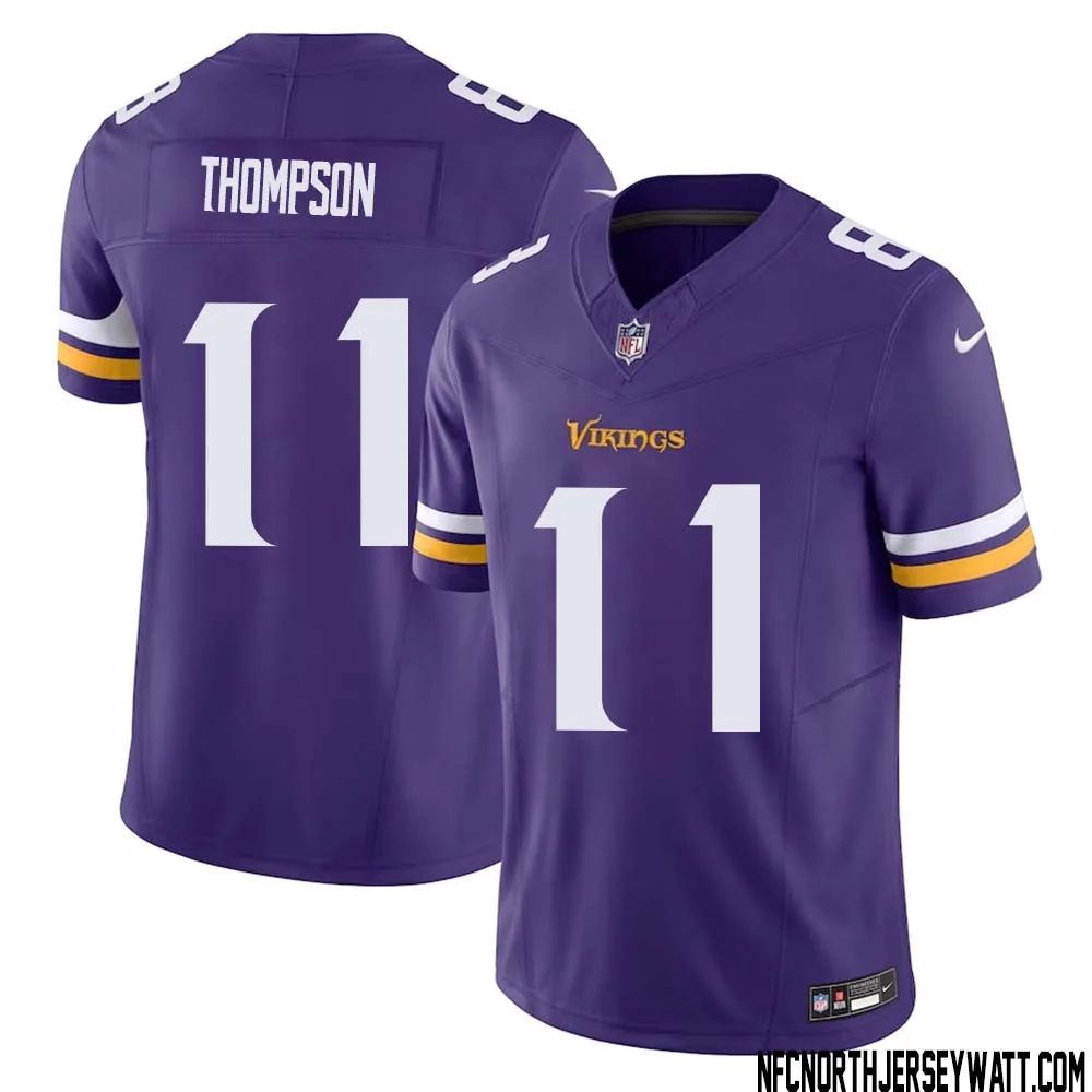 NaJee Thompson No 11 Men Purple Minnesota Vikings Vapor F.U.S.E. Limited Jersey