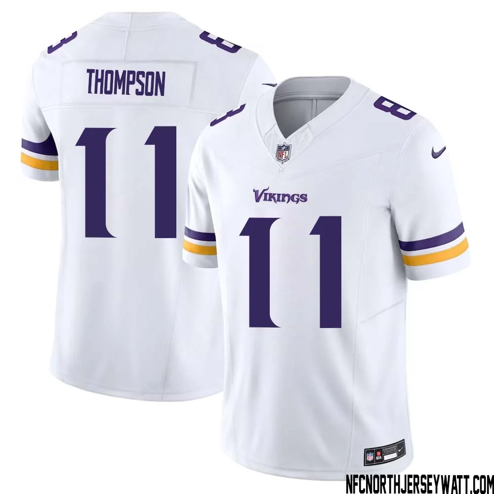 NaJee Thompson No 11 Men White Minnesota Vikings Vapor F.U.S.E. Limited Jersey