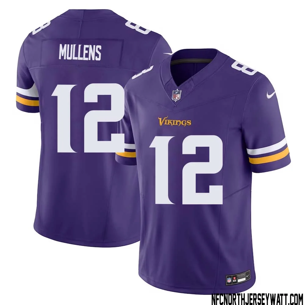 Nick Mullens No 12 Men Purple Minnesota Vikings Vapor F.U.S.E. Limited Jersey