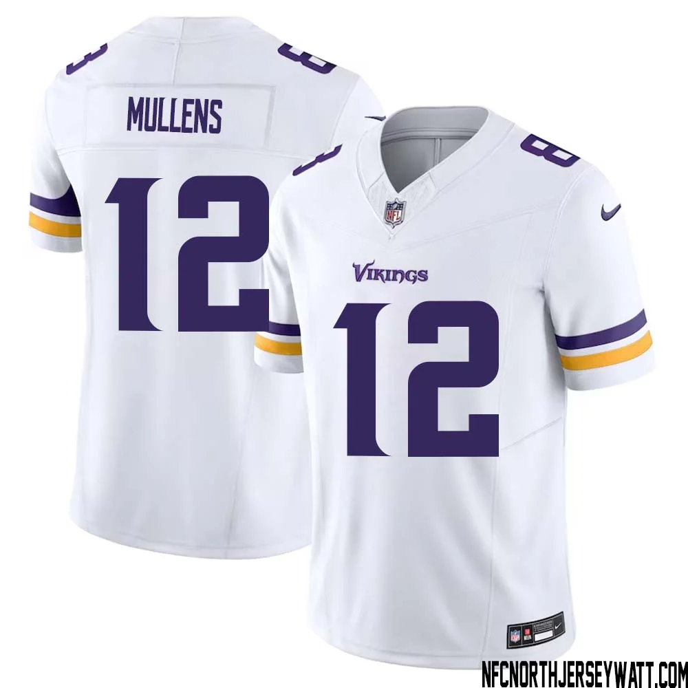 Nick Mullens No 12 Men White Minnesota Vikings Vapor F.U.S.E. Limited Jersey