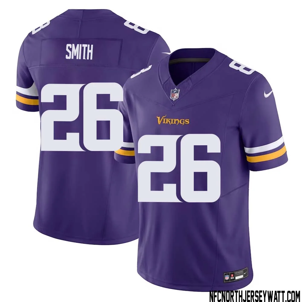 Robert Smith No 26 Men Purple Minnesota Vikings Vapor F.U.S.E. Limited Jersey